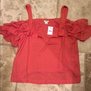 J. Crew factory NWT cold shoulder top